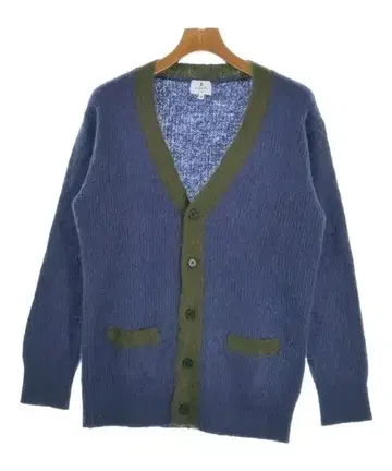 LANVIN en bleu 가디건 남성용