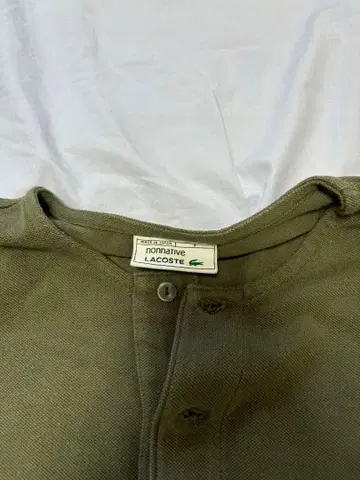 LACOSTE nonnative 피케 셔츠 올리브