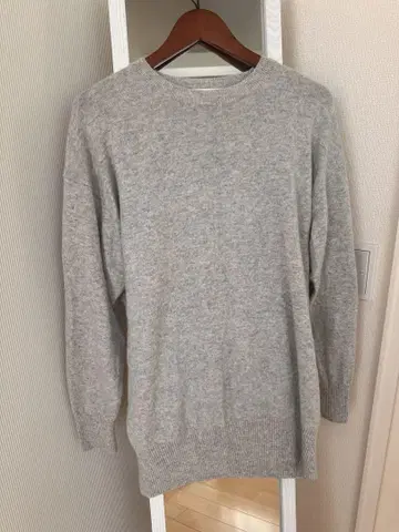 론 헤르만 ebure 캐시미어 100% 그레이 긴팔 스웨터