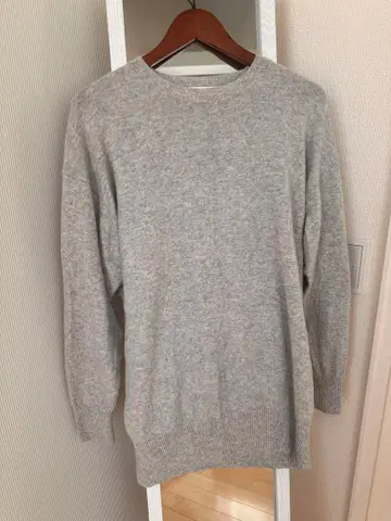 론 헤르만 ebure 캐시미어 100% 그레이 긴팔 스웨터