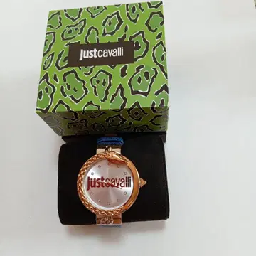 just cavalli 쿼츠 손목시계 골드/블루