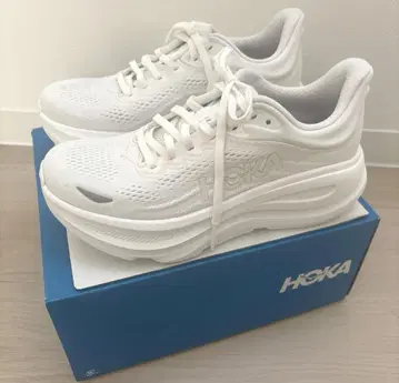 [ 새상품급 ] HOKA 호카 BONDI 9 스니커즈 화이트 박스 포함