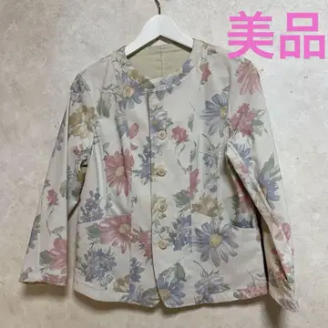 vanity 꽃무늬 리버서블 자켓