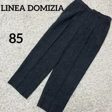 LINEA DOMIZIA 빅 사이즈 다크 그레이 슬랙스 85