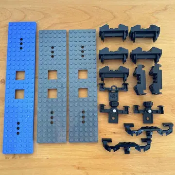 LEGO 레고 기차 휠 홀더 바퀴 기판 기차 특수 부품