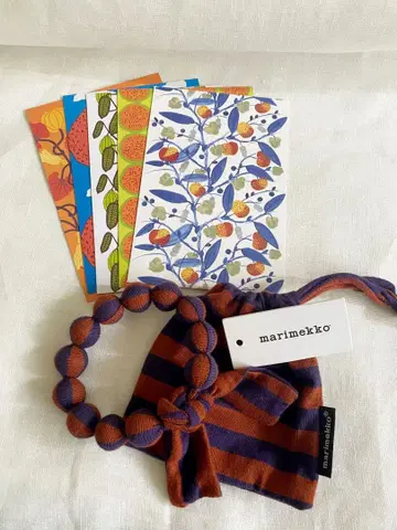 marimekko 팔찌 & 엽서 5장 세트
