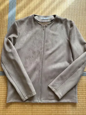 ZARA 노카라 스웨이드풍 자켓