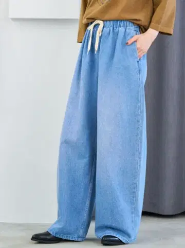 FREAK'S STORE 워시 가공 이지 데님 팬츠