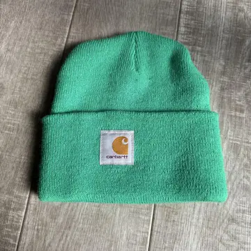 carhartt 칼하트 민트 그린 니트 모자