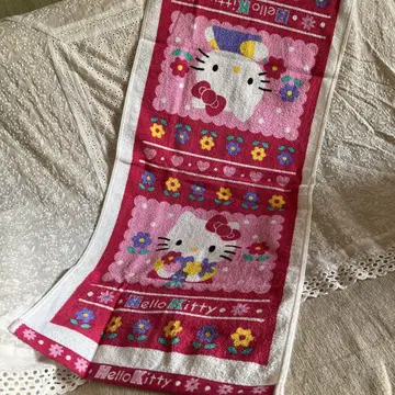 헬로키티 타월 약 34cm x 80cm