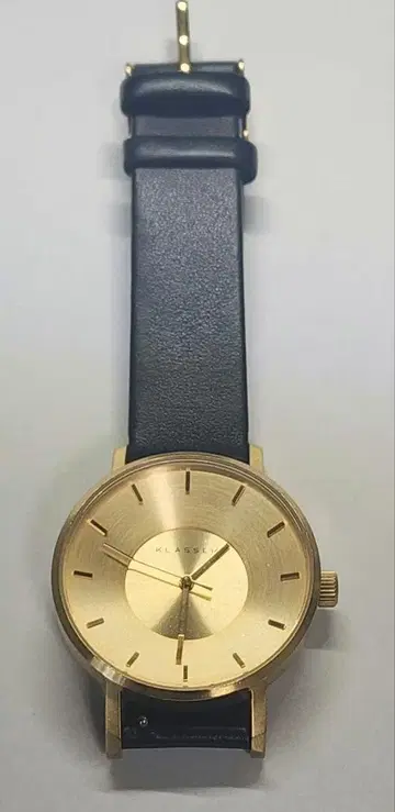KLASSE14 골드 가죽 밴딩 손목시계