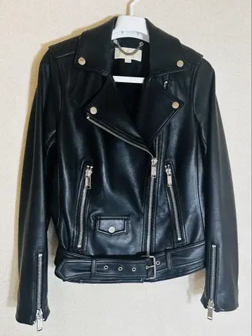 MICHAEL MICHAEL KORS 블랙 라이더 자켓 XS