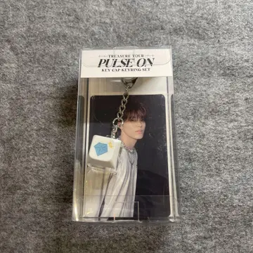 TREASURE PULS ON 키캡 키링 트레이딩 카드 포함 정우