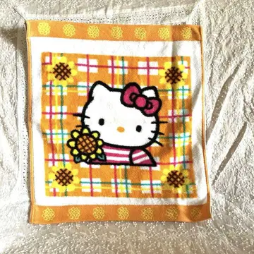 레어 해바라기 헬로키티 타월