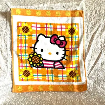 레어 해바라기 헬로키티 타월