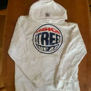 VISION STREET WEAR 화이트 후드티
