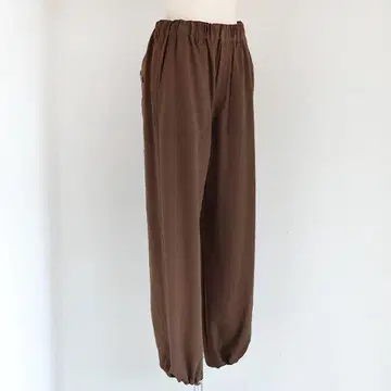 cafune 카프네 스트레치 조젯 베이커 팬츠 38 카키 파시오네