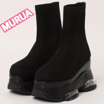 MURUA 블랙 숏부츠