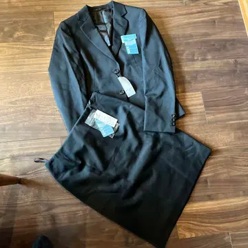 택 포함 레미유 AOKI Femme 워셔블 수트 블랙 블랙 취업