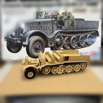 1/35 군용 트럭 모델 키트 피규어 포함 18t 하프트럭 파모
