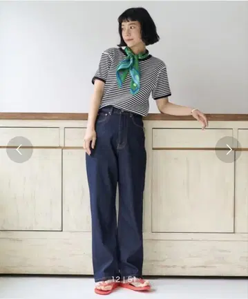 하이웨스트 테이퍼드 팬츠 M 사이즈