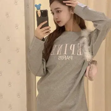 EPINE PARIS big Iong tee 에피누 로고