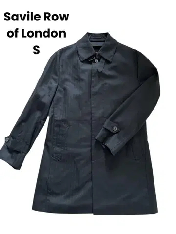Savile Row 사빌 로우 S 스텐카라 코트 블랙 비즈니스