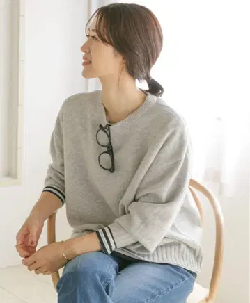 어반 리서치 도어스 해밀턴 울 크루 와이드 풀오버