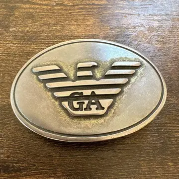 GA 스트라이프 로고 벨트 버클