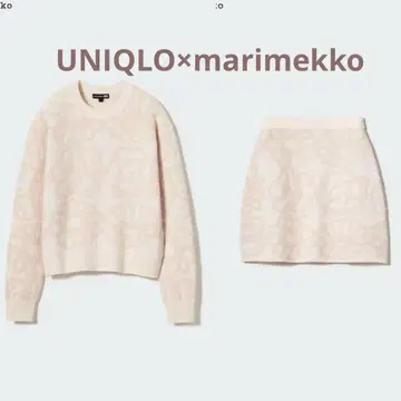 [ 새상품 ] UNIQLO x marimekko 스웨터 니트 셋업
