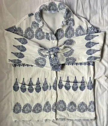 ZARA 보타니컬 프린트 자켓