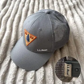 L.L.Bean 그레이 메쉬 캡 자수
