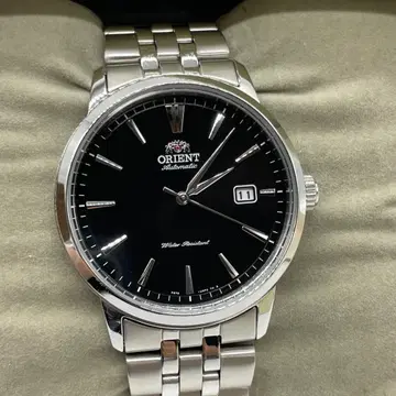 오리엔트 데이트 F672-UAE0 블랙 다이얼 SS 남성용