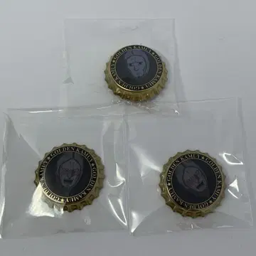 골든 카무이 니카이도 코헤이 삿포로 맥주 공장편 시크릿 왕관 캔뱃지 세트