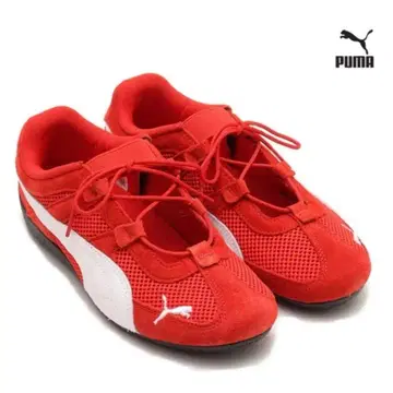 새상품급 PUMA Speedcat Go 레드 스니커즈 23cm