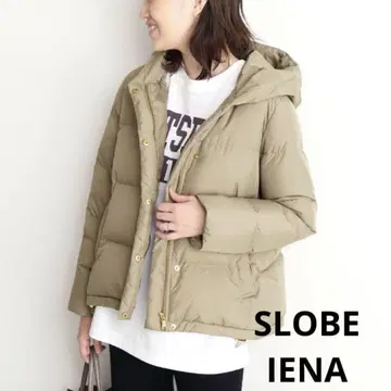 새상품급 SLOBE IENA 숏 다운 코트 베이지 38