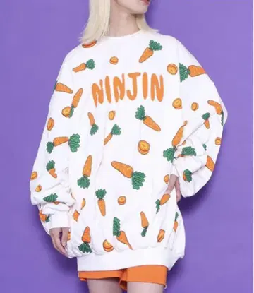 PUNYUS 후드 올 패턴 맨투맨