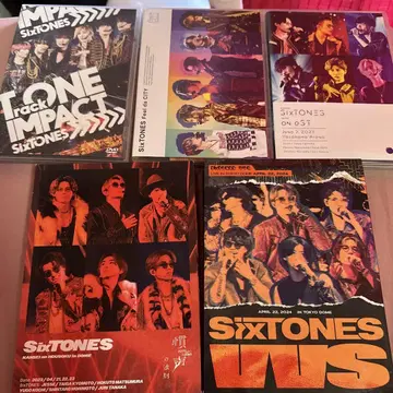 SixTONES 라이브 DVD 5세트