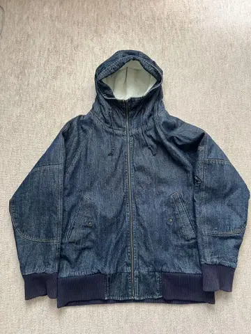 엑스라지 데님 패턴 자켓 L size