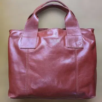 FRANCESCO BIASIA 가죽 토트백 적갈색 비아시아