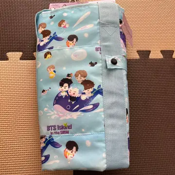 BTS island 인더섬 장바구니 하늘색 블루