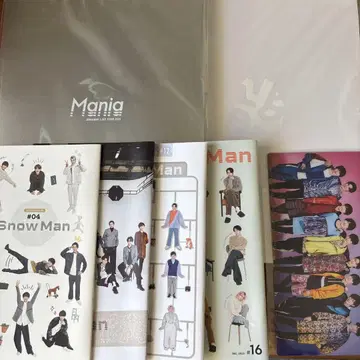 Snow Man 라이브 팜플렛 뉴스레터 티켓 홀더 묶음 판매