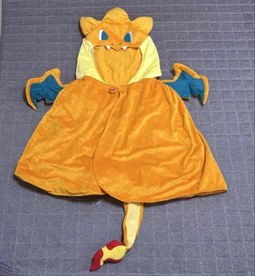 포켓몬 메가 리자몽Y ver. 후드 부착 판초