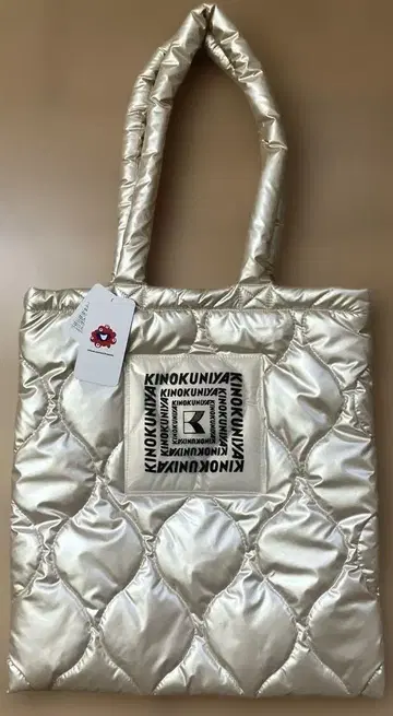 기이노쿠니야 미야쿠미야쿠 퀼팅 백 골드