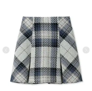 스나이델 로빙 체크 미니 스커트
