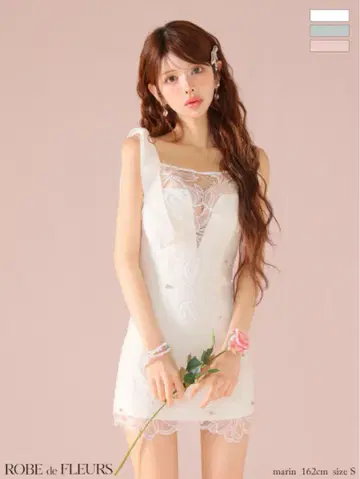 ROBE de FLEURS 레이스 드레스