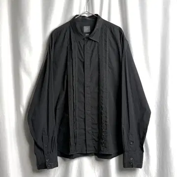 00s ARMANI EXCHANGE 코튼 셔츠 XXL 블랙