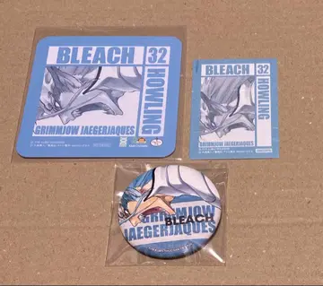 BLEACH 그림죠 중외 와시 캔뱃지 코스터 스티커