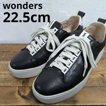 wonders fly 35 22.5cm 블랙 통굽 스니커즈