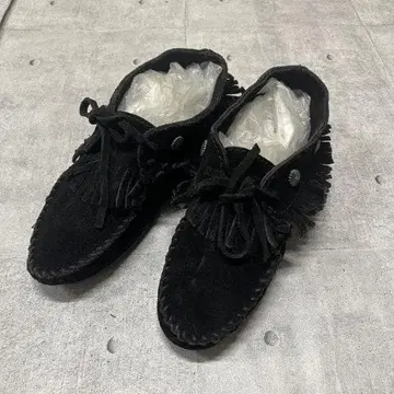 미사용 새상품 MINNETONKA 모카신 신발 스웨이드 미네통카